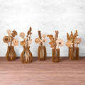 Laser Cut Wooden Flower Vase Bundle SVG, Floral Bouquet Vase Laser Files, Glowforge Cricut Digital Download, Home Decor SVG